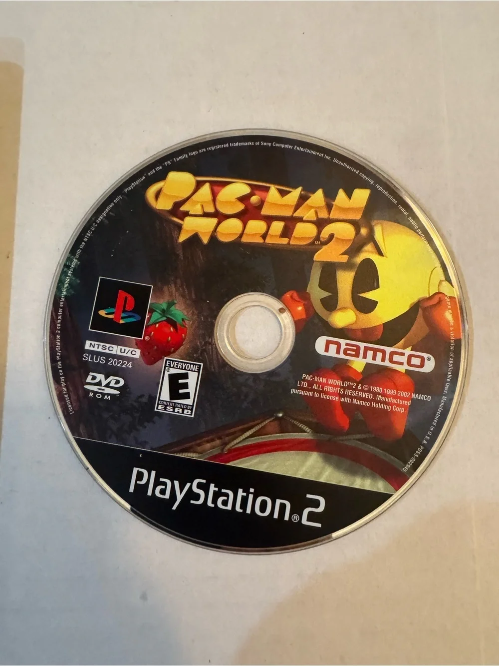 Pac-Man World 2 (Sony PlayStation 2, 2002) PS2 Game Black Label No Manual